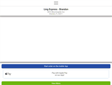 Tablet Screenshot of lingexpressbrandon.com